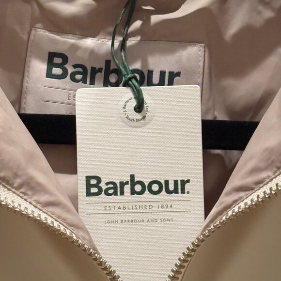 NWT Barbour | June Water Resistant Jacket | Blanc | Size: 6 - Picture 13 of 16